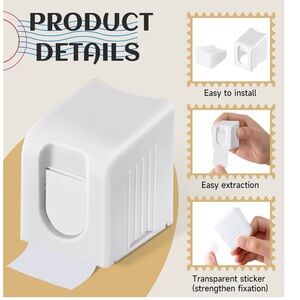 Postage / Stamp dispenser holder for roll  1x . Roll of 100 stamps included